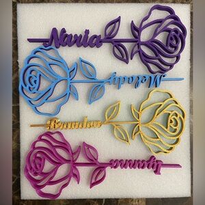 Custom Name Rose